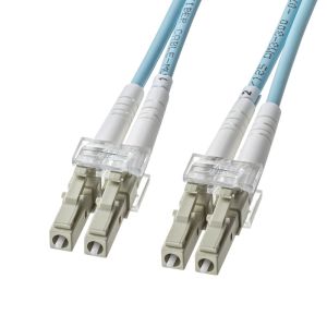 サンワサプライ SANWA SUPPLY サンワサプライ HKB-AMOM3LCLC-01 アーマードメガネ型 光ファイバケーブル マルチOM3 LC×2-LC×2 1m