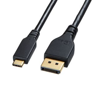 サンワサプライ SANWA SUPPLY サンワサプライ KC-ALCDPR10 TypeC-DisplayPort変換ケーブル 双方向1m