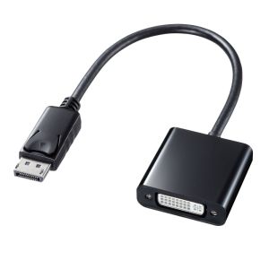 サンワサプライ SANWA SUPPLY サンワサプライ AD-DPDV04 DisplayPort-DVI変換アダプタ