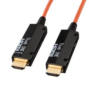サンワサプライ SANWA SUPPLY サンワサプライ KM-HD20-FB100K 光ファイバHDMIケーブル 100m