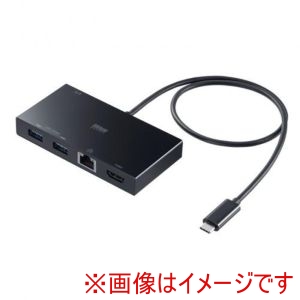 サンワサプライ SANWA SUPPLY サンワサプライ USB-DKM10BK USB Type-Cドッキングステーション