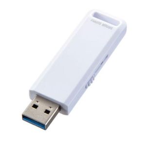 サンワサプライ SANWA SUPPLY サンワサプライ UFD-3SL16GW USB3.2 Gen1 メモリ 16GB ホワイト