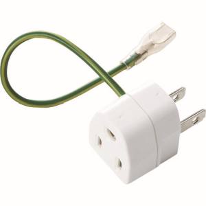 サンワサプライ SANWA SUPPLY 3P→2P変換アダプタ10個セット絶縁カバー付き TAP-AD1NB