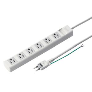 サンワサプライ SANWA SUPPLY 電源タップ 5m 6個口 TAP-N3650MGN