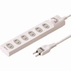 サンワサプライ SANWA SUPPLY 火災予防安全タップ TAP-TSH610SWN