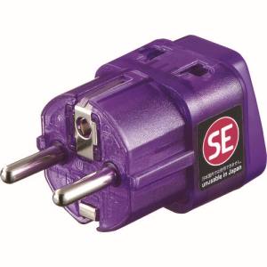 サンワサプライ SANWA SUPPLY 海外電源変換アダプタエレプラグW-SE(ドイツ・フランス) TR-AD13