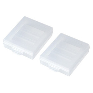 サンワサプライ SANWA SUPPLY サンワサプライ DG-BT3CLN 電池ケース 単3形用2個セット クリア