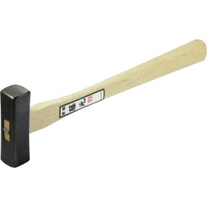 藤元 藤元 本職用 四角玄能 375g 白樫 裾広 尺1柄