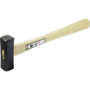 藤元 藤元 本職用 四角玄能 450g 白樫 裾広 尺1柄