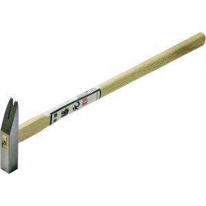 藤元 藤元 本職用 磨き 四分一 先割れ槌 12mm 白樫 尺柄