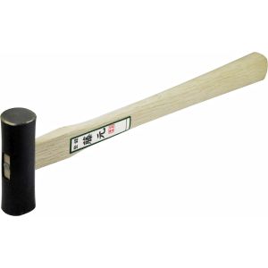 藤元 藤元 本職用 両口玄能 375g 白樫 裾広 尺1柄