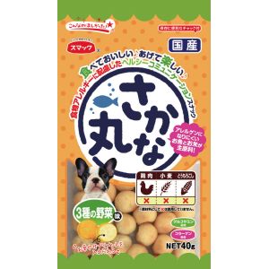 スマック スマック さかな丸 3種の野菜味 40g