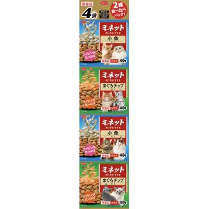 スマック スマック ミネット まぐろチップ 小魚添え 160g