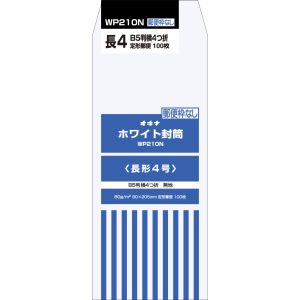 オキナ オキナ WP210N ホワイト80長4 210枠無 100枚入