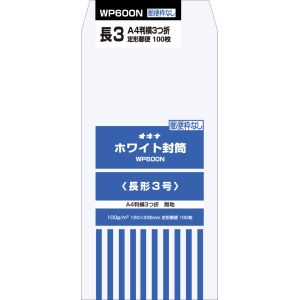 オキナ オキナ WP600N ホワイト100長3 600 枠無