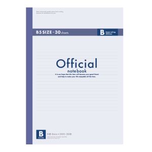 日本ノート 日本ノート 6B3F オフィシャルノート30枚 B罫