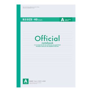 日本ノート 日本ノート 6A4F オフィシャルノート40枚 A罫