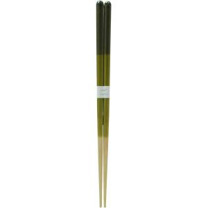 アオバ アオバ 抗菌食洗箸 木の実 23cm 緑