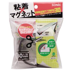 ソニック ソニック MS-383 粘着テープ 30mm幅 カッティングライ