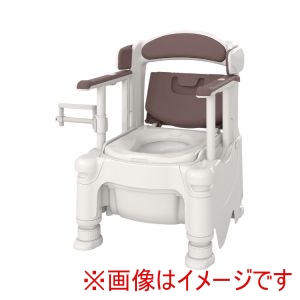 アロン化成 アロン化成 532-958 ポータブルトイレFX-30 らくゾウくん アースブラウン ソフト メーカー直送 代引不可 北海道沖縄離島不可