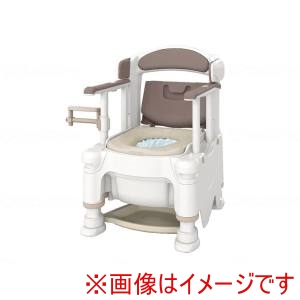 アロン化成 アロン化成 532-968 ポータブルトイレFX-30 らくゾウくん 自動ラップ アースブラウン 標準 メーカー直送 代引不可 北海道沖縄離島不可