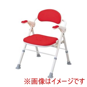 アロン化成 アロン化成 535466 折りたたみシャワーベンチ TS レッド メーカー直送 代引不可 北海道沖縄離島不可