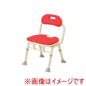 アロン化成 アロン化成 536362 コンパクト折りたたみシャワーベンチIC レッド メーカー直送 代引不可 北海道沖縄離島不可