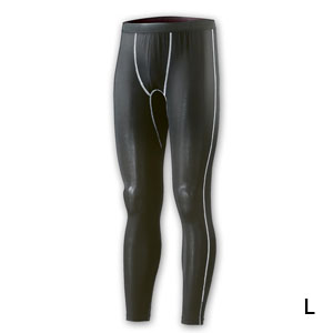 おたふく手袋 メール便1個対象 おたふく JW-632 冷感 消臭 パワーストレッチ ロングパンツ ブラック Lサイズ