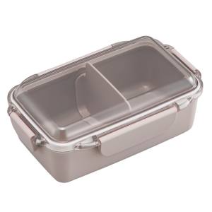 オーエスケー OSK オーエスケー カームカラー ランチボックス 仕切付き 650ml モカ PCD-650