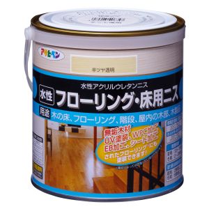アサヒペン アサヒペン 水性フローリング床用ニス 0.7L 半ツヤ透明