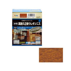 アサヒペン アサヒペン 水性2液ウレタンニス 300Gセット ゴールデンオーク