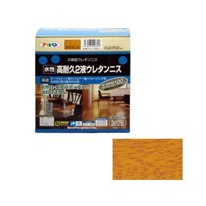 アサヒペン アサヒペン 水性2液ウレタンニス 600Gセット ライトオーク