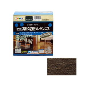 アサヒペン アサヒペン 水性2液ウレタンニス 600Gセット ダークオーク