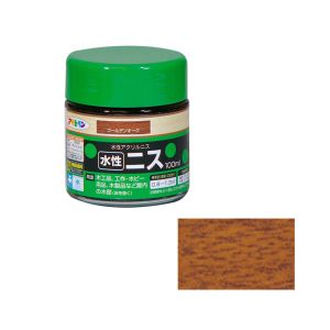 アサヒペン アサヒペン 水性ニス 100ML ゴールデンオーク