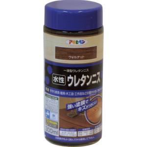 アサヒペン アサヒペン 水性ウレタンニス 300ML ウォルナット 447623