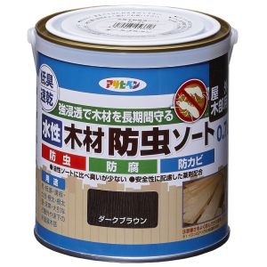 アサヒペン アサヒペン 水性木材防虫ソート 0.7L ダークブラウン