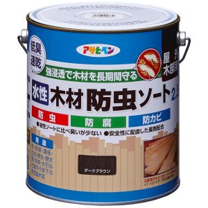 アサヒペン アサヒペン 水性木材防虫ソート 2.5L ダークブラウン