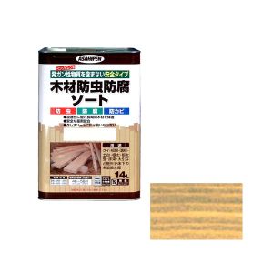 アサヒペン アサヒペン 木材防虫防腐ソート 1L 透明 クリヤ