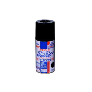 アサヒペン アサヒペン アスペンSスプレーマーキング 300ML 黒