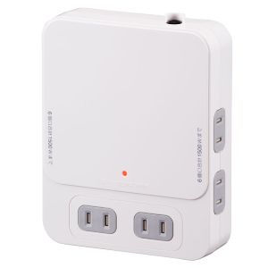 オーム電機 OHM オーム電機 拡張コンセント TVボードバック用 6個口 HS-TK6TV1-W 00-1452
