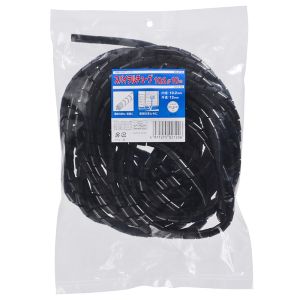 オーム電機 OHM オーム電機 スパイラルチューブ φ10.2mm 10m 黒 GST-9B 00-2720