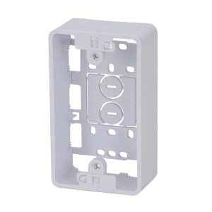 オーム電機 OHM オーム電機 モール用ボックス1口 白 00-4280 DZ-FCB1W