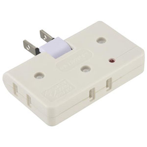 オーム電機 OHM オーム電機 HS-AKS3PBT-W 雷に強いコーナータップ 3個口 白 00-6967