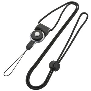 オーム電機 OHM オーム電機 ネック&リングストラップ ブラック 01-1257 SMT-ST1RAH-K