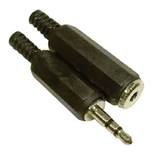 オーム電機 OHM オーム電機 補修用 3.5φ ステレオミニプラグ/ミニジャックセット 01-2667 AP-2667
