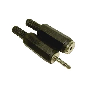 オーム電機 OHM オーム電機 補修用 2.5φ モノラルミニプラグ/ミニジャックセット 01-2668 AP-2668