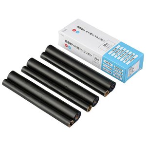 オーム電機 OHM オーム電機 普通紙FAXインクリボン Cタイプ 3本入 33m 01-3852 OAI-FCA33T