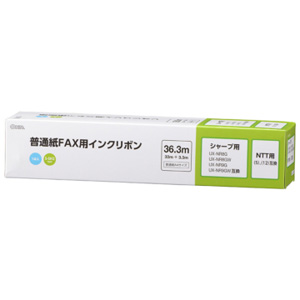 オーム電機 OHM オーム電機 普通紙FAXインクリボン S-SH2タイプ 1本入 36.3m 01-3860 OAI-FHD36S