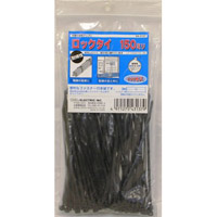 オーム電機 OHM オーム電機 LT-150W100BK ロックタイ 耐候 150mm 100本入 黒 04-3137