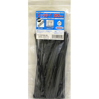オーム電機 OHM オーム電機 ロックタイ 耐候 250mm 100本入 黒 LT-250W100BK 04-3139